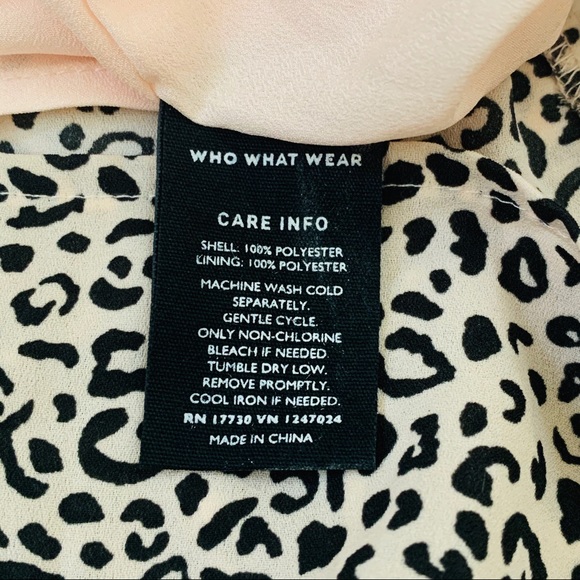 Dress Animal Cheetah Print XXL Cream Black NWT - Picture 11 of 16